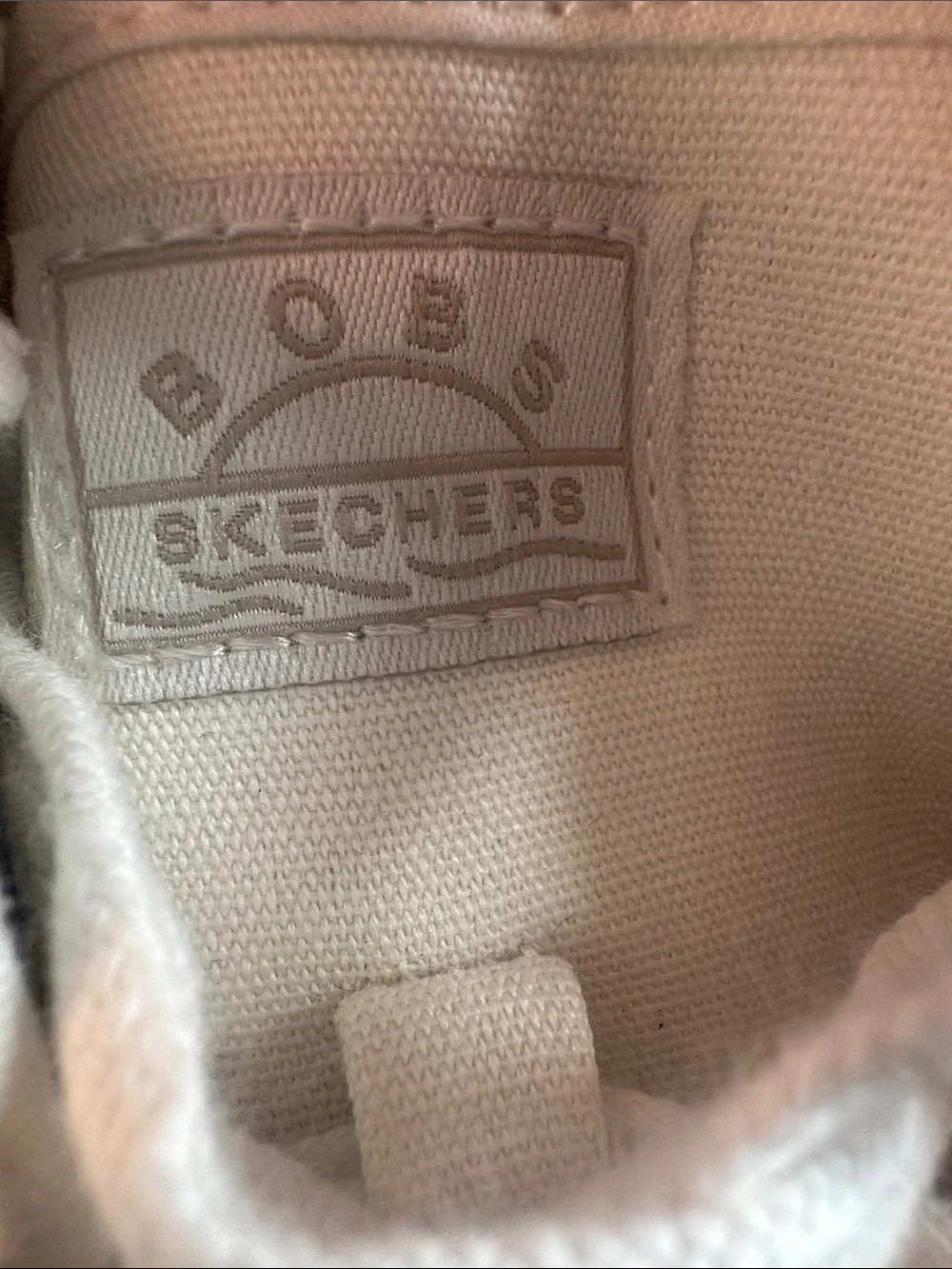 BOBS from Skechers Cream Canvas Espadrille Lace-Up Sneakers